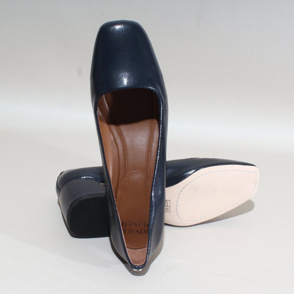 Womens Donald Pliner Pumps Aquarius Size 10 M Blue 2" Chunky Block Heels